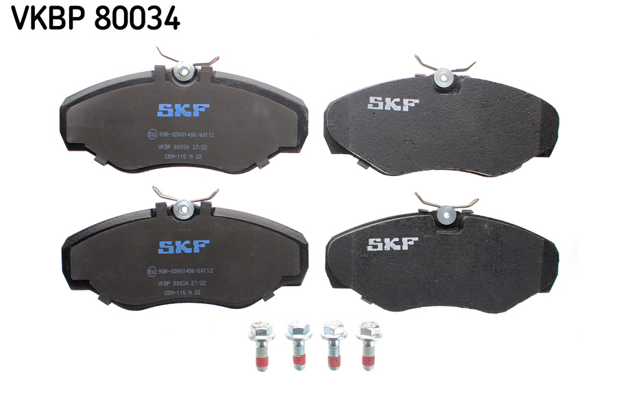 Brake Pad Set, disc brake - VKBP 80034 SKF