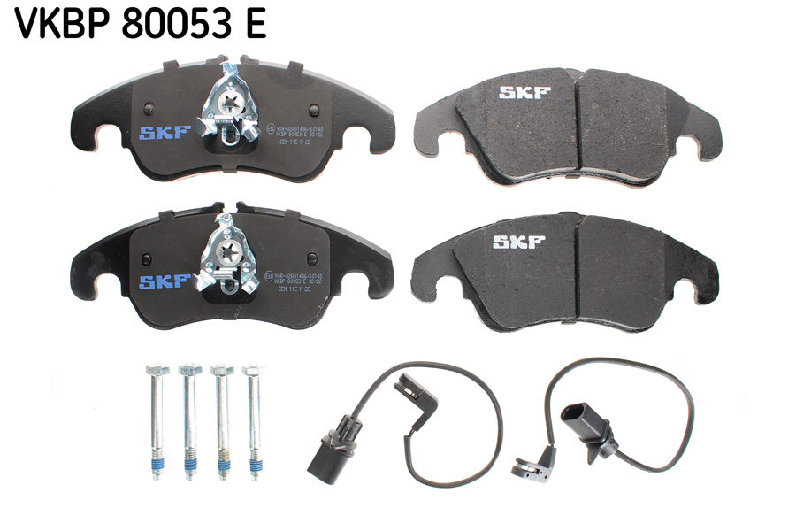 Brake Pad Set, disc brake - VKBP 80053 E SKF