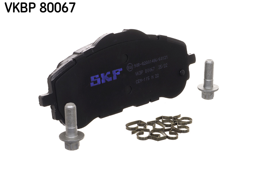 Brake Pad Set, disc brake - VKBP 80067 SKF