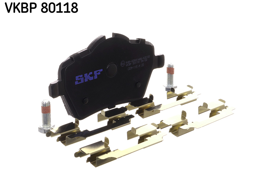 Brake Pad Set, disc brake - VKBP 80118 SKF