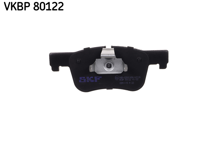 Brake Pad Set, disc brake - VKBP 80122 SKF
