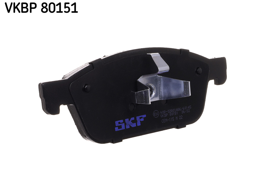 Brake Pad Set, disc brake - VKBP 80151 SKF