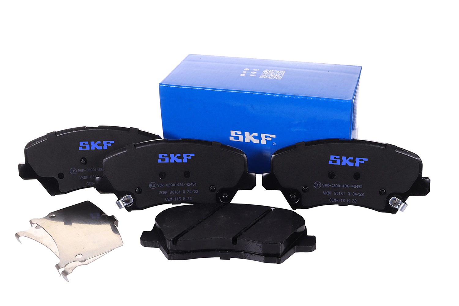 Brake Pad Set, disc brake - VKBP 80161 A SKF