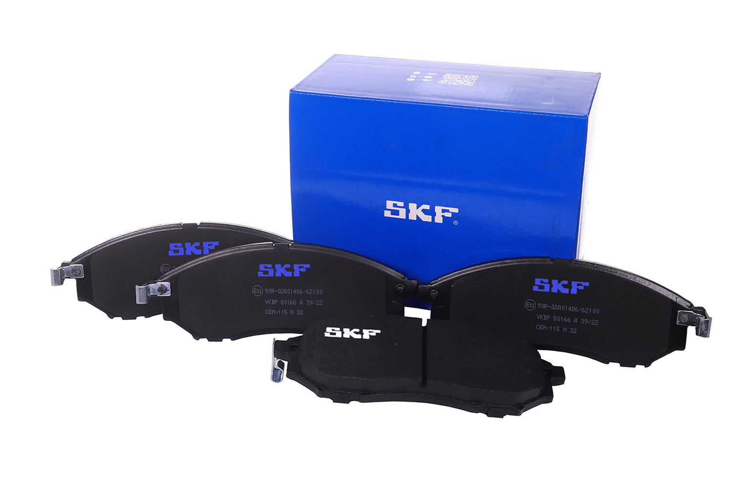 Brake Pad Set, disc brake - VKBP 80166 A SKF