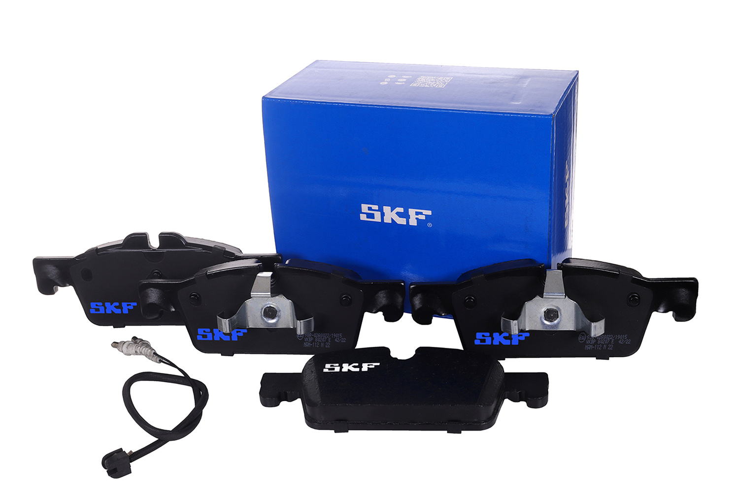 Комплект тормозных колодок, дисковый тормоз - VKBP 80207 E SKF
