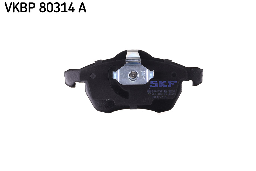 Brake Pad Set, disc brake - VKBP 80314 A SKF