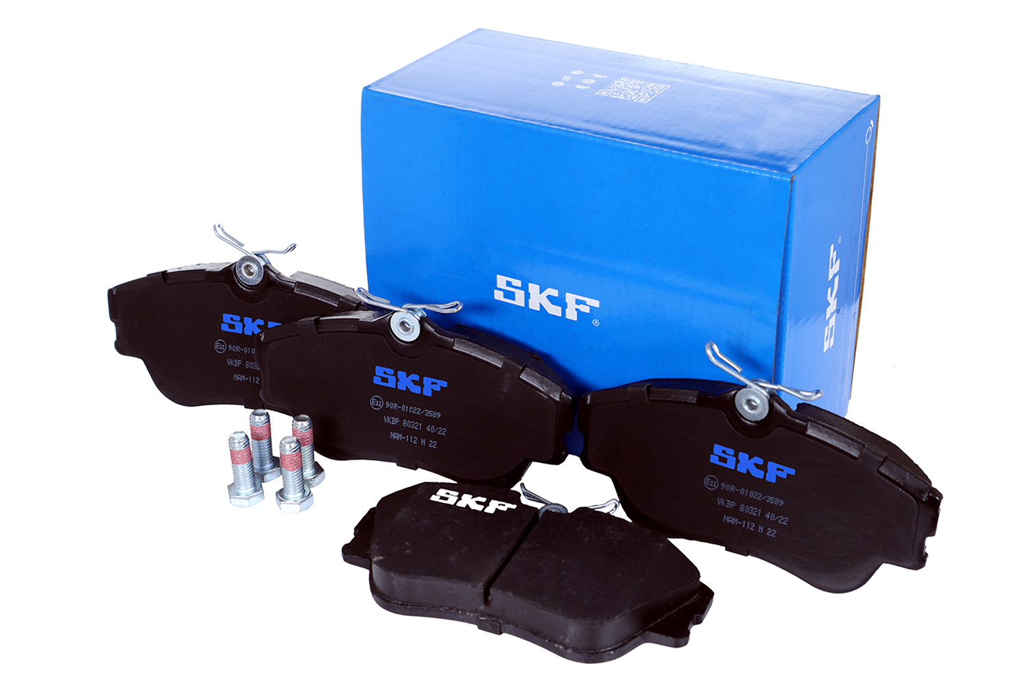 stabdžių trinkelių rinkinys, diskinis stabdys - VKBP 80321 SKF