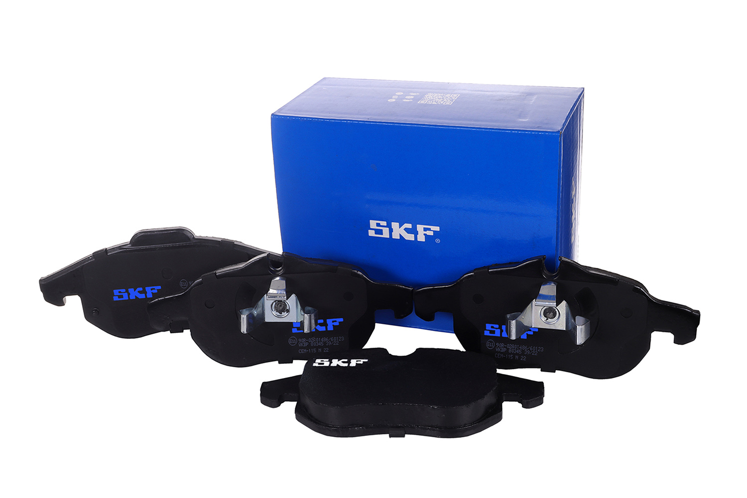Комплект тормозных колодок, дисковый тормоз - VKBP 80345 SKF