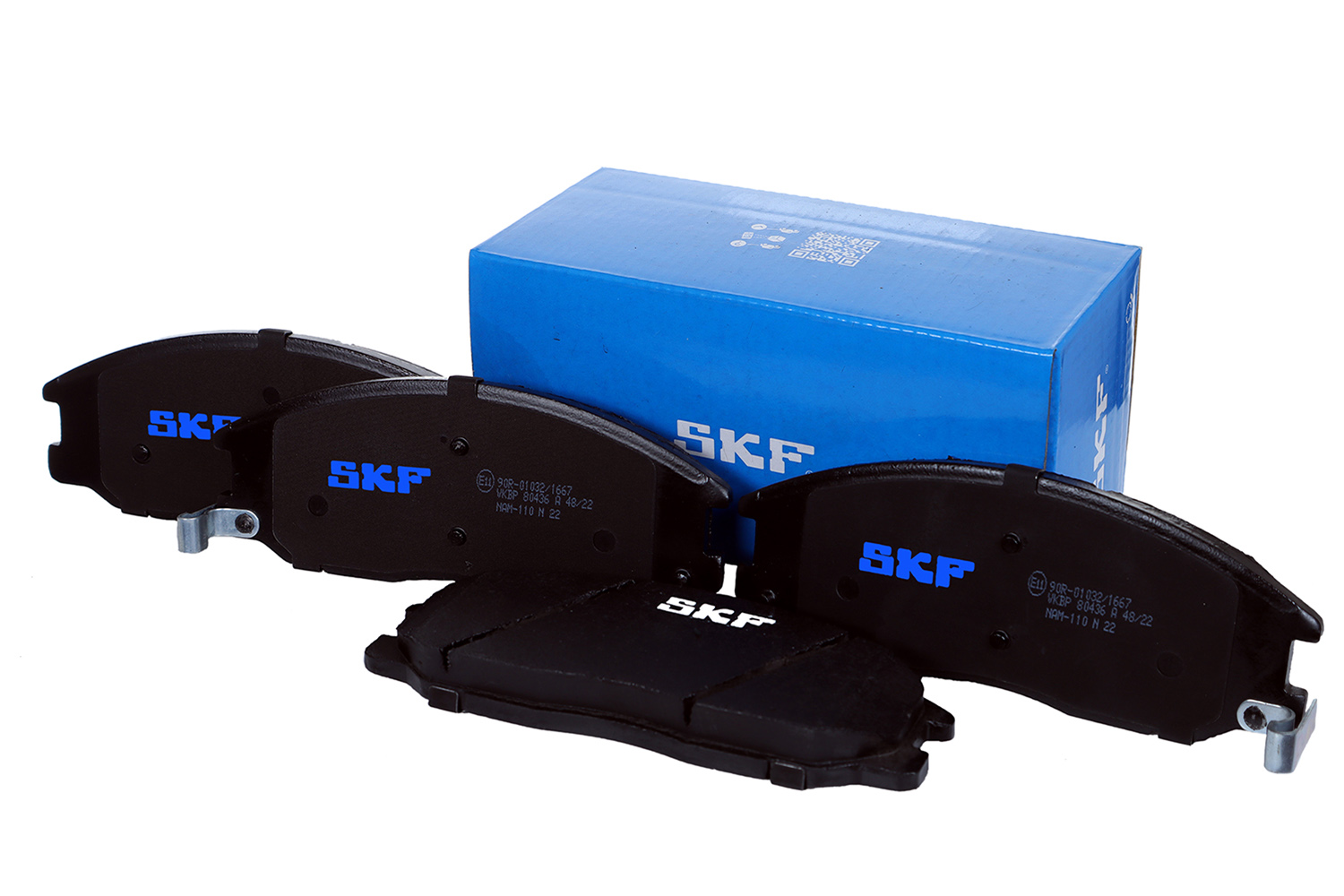 Комплект тормозных колодок, дисковый тормоз - VKBP 80436 A SKF