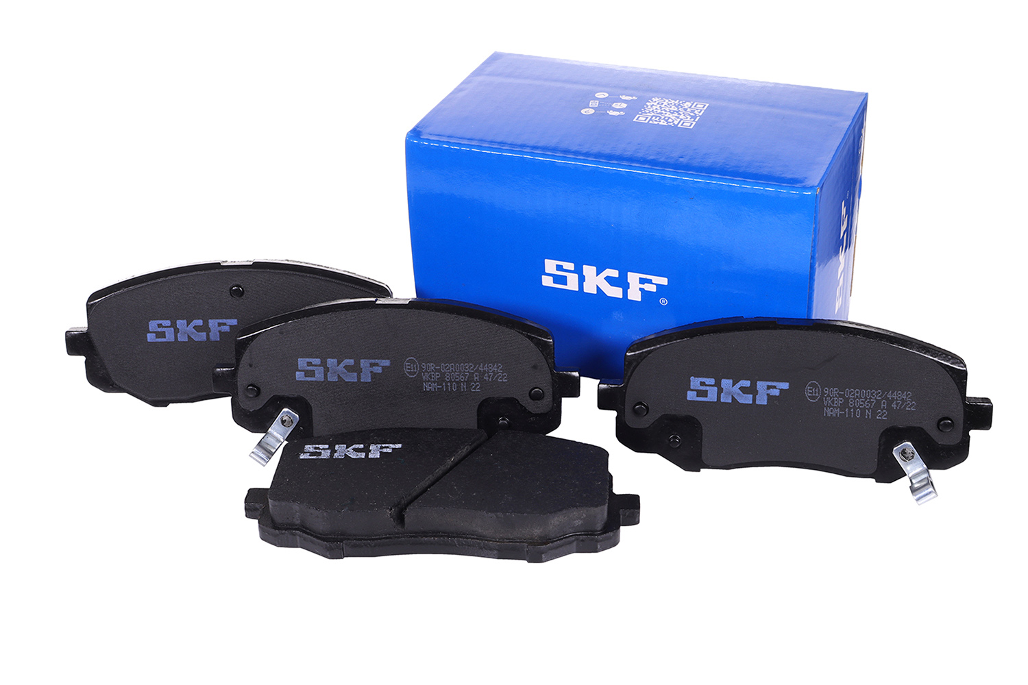 stabdžių trinkelių rinkinys, diskinis stabdys - VKBP 80567 A SKF