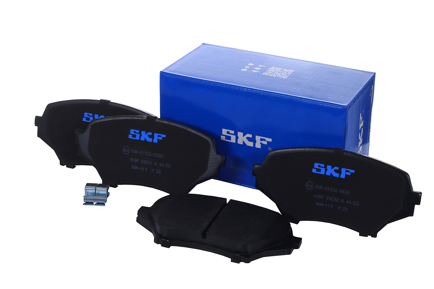 stabdžių trinkelių rinkinys, diskinis stabdys - VKBP 80592 A SKF