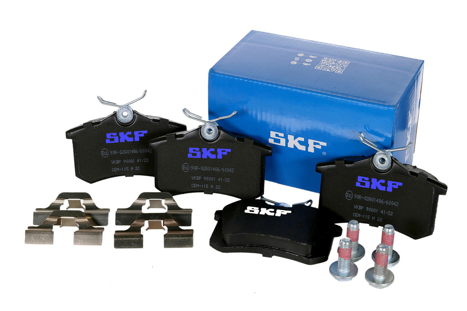 Комплект тормозных колодок, дисковый тормоз - VKBP 90001 SKF