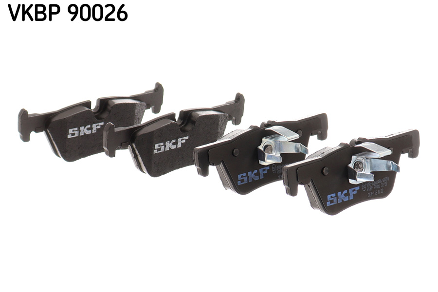Kit pastiglie freno, Freno a disco - VKBP 90026 SKF