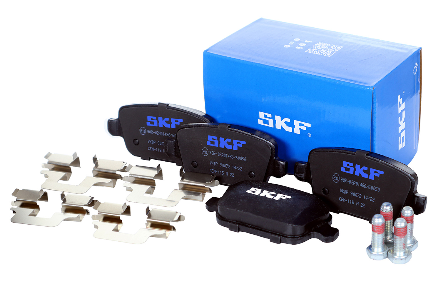 Комплект тормозных колодок, дисковый тормоз - VKBP 90072 SKF
