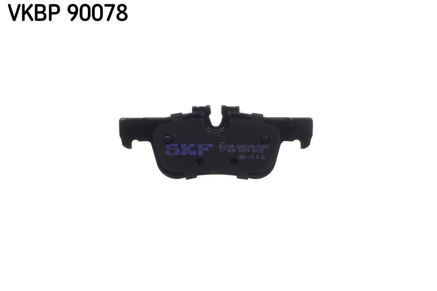 Brake Pad Set, disc brake - VKBP 90078 SKF