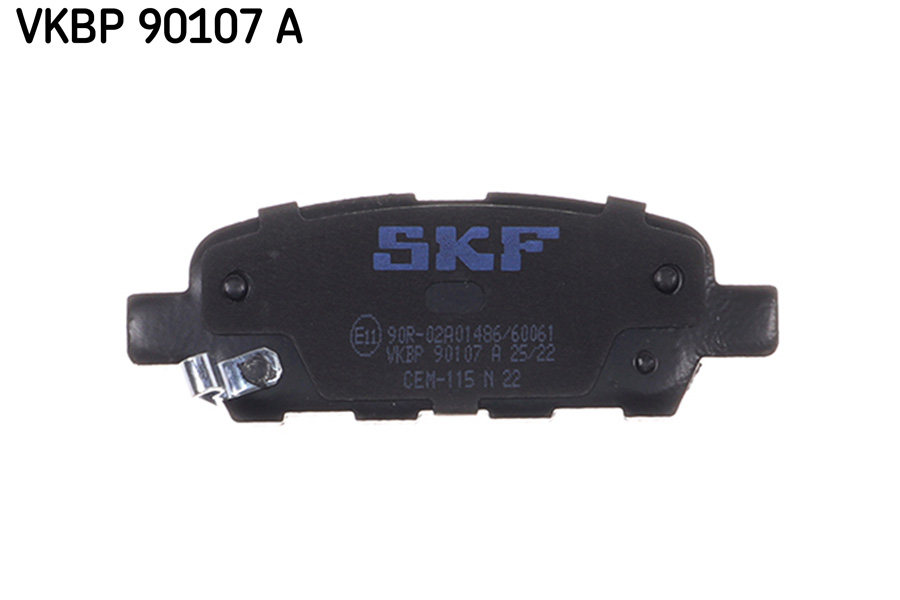 Brake Pad Set, disc brake - VKBP 90107 A SKF