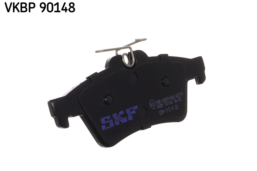 Комплект тормозных колодок, дисковый тормоз - VKBP 90148 SKF
