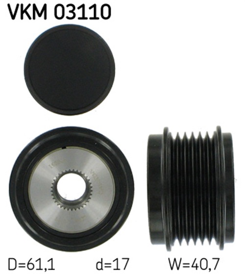 Dispositivo ruota libera alternatore - VKM 03110 SKF