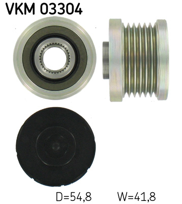 Alternator Freewheel Clutch - VKM 03304 SKF