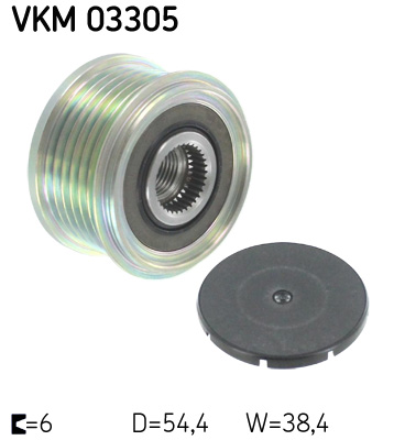 Alternator Freewheel Clutch - VKM 03305 SKF
