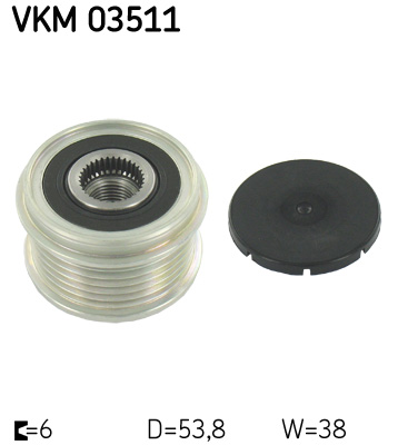 Alternator Freewheel Clutch - VKM 03511 SKF
