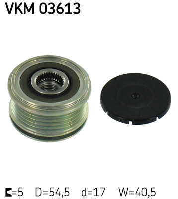 Alternator Freewheel Clutch - VKM 03613 SKF