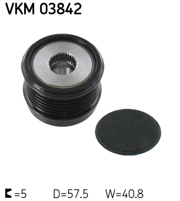 Alternator Freewheel Clutch - VKM 03842 SKF
