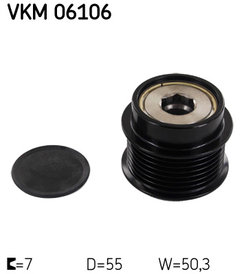 Механизм свободного хода генератора - VKM 06106 SKF