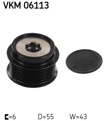 Механизм свободного хода генератора - VKM 06113 SKF