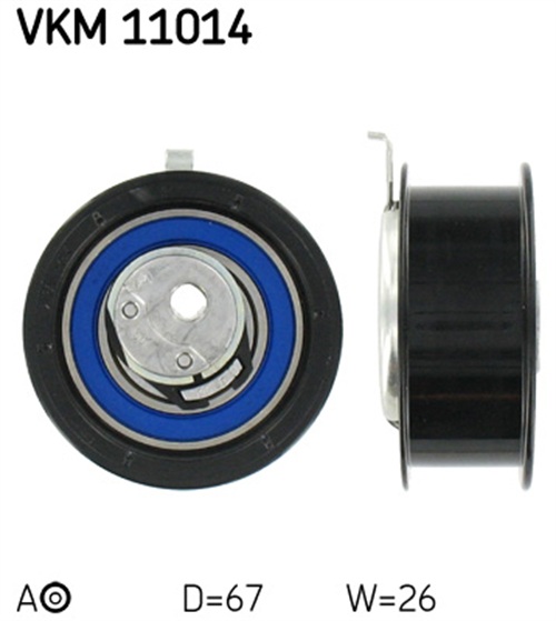 Tensioner Pulley, timing belt - VKM 11014 SKF