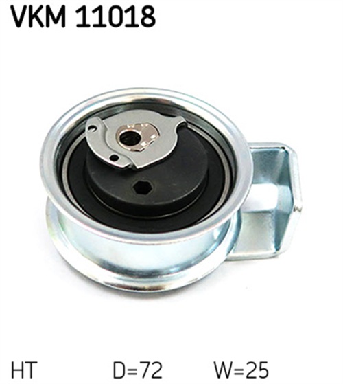 Tensioner Pulley, timing belt - VKM 11018 SKF