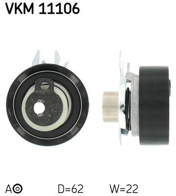 Tensioner Pulley, timing belt - VKM 11106 SKF