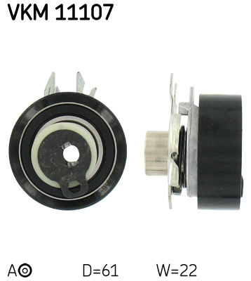 Tensioner Pulley, timing belt - VKM 11107 SKF