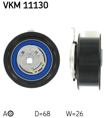 Tensioner Pulley, timing belt - VKM 11130 SKF