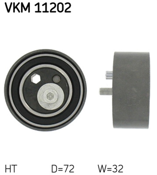 Tensioner Pulley, timing belt - VKM 11202 SKF