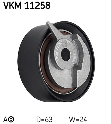 Tensioner Pulley, timing belt - VKM 11258 SKF