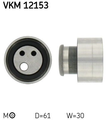 Tensioner Pulley, timing belt - VKM 12153 SKF