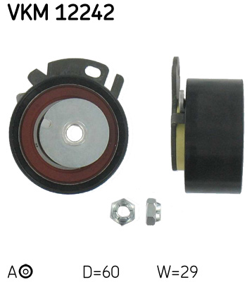 Tensioner Pulley, timing belt - VKM 12242 SKF