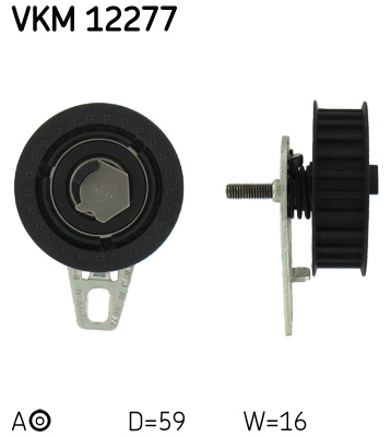 Tensioner Pulley, timing belt - VKM 12277 SKF