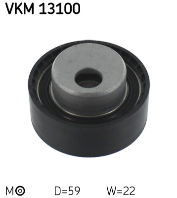 Tensioner Pulley, timing belt - VKM 13100 SKF