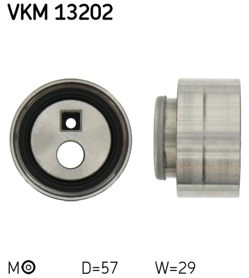 Tensioner Pulley, timing belt - VKM 13202 SKF