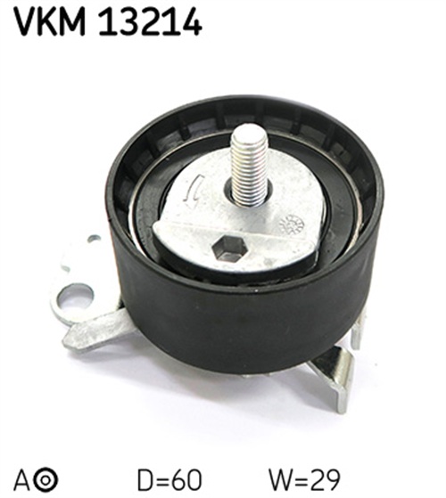 Tensioner Pulley, timing belt - VKM 13214 SKF