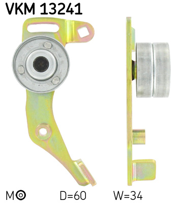 Tensioner Pulley, timing belt - VKM 13241 SKF