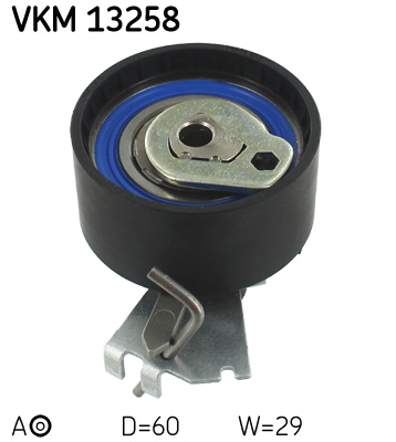 Tensioner Pulley, timing belt - VKM 13258 SKF