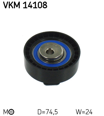 Tensioner Pulley, timing belt - VKM 14108 SKF