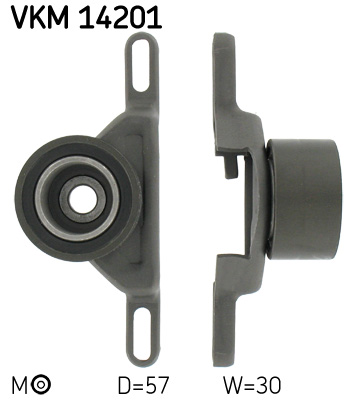 Tensioner Pulley, timing belt - VKM 14201 SKF