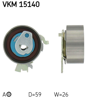 Tensioner Pulley, timing belt - VKM 15140 SKF