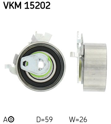 Tensioner Pulley, timing belt - VKM 15202 SKF