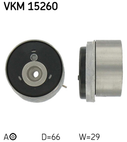 Tensioner Pulley, timing belt - VKM 15260 SKF