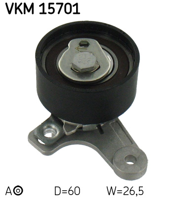 Tensioner Pulley, timing belt - VKM 15701 SKF